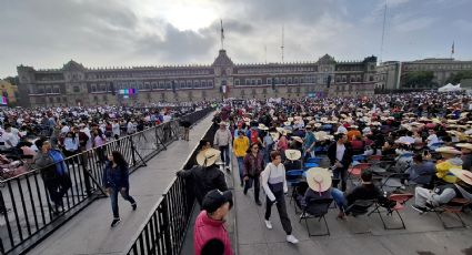 Último informe de AMLO: todo listo en el Zócalo para el discurso presidencial