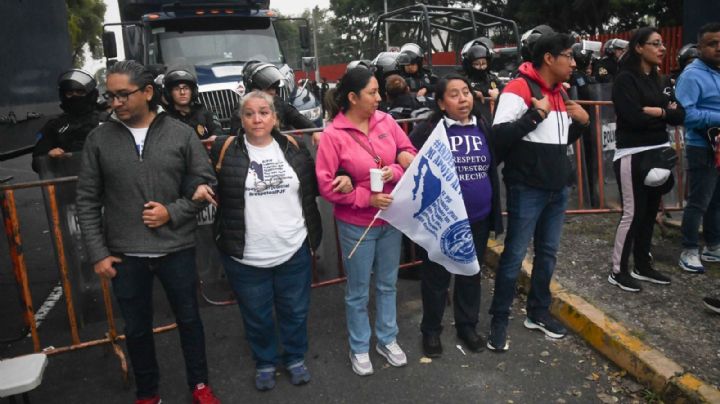 Trabajadores del PJF retiraron su bloqueo en San Lázaro por temor a represión; continuarán con el paro de labores