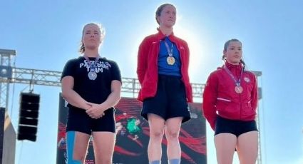 La mexicana Ella Bucio se cuelga medalla de bronce en la Copa del Mundo de Parkour en Portugal