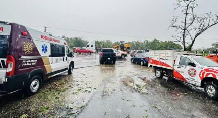 Van cinco muertos por el impacto de "John" en Guerrero como huracán categoría 3