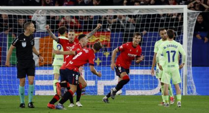 ¡Adiós al invicto! El Barcelona cae ante Osasuna y termina su racha de siete triunfos consecutivos