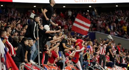 Atlético de Madrid expulsa “de forma permanente” al aficionado que lanzó objetos en el derbi; además, prohibirá encapuchados en su estadio