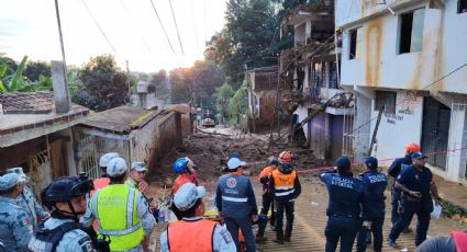 Deslave en cerro de Veracruz sepulta a una familia completa: tres mueren y cuatro logran salir con vida