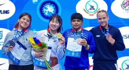 ¡Plata y bronce para México! Daniela Rojas y Melanie Jiménez suben al podio en el Mundial de Lucha Sub 20