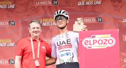 El mexicano Isaac del Toro es reconocido como el ciclista más combativo en etapa 19 de la Vuelta a España