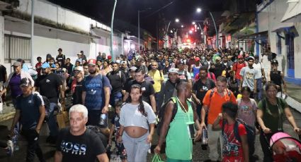 Sale desde Tapachula la primera caravana migrante de la nueva presidencia de Trump