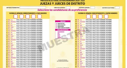 INE afina boletas para elección de jueces de distrito y magistrados de circuito