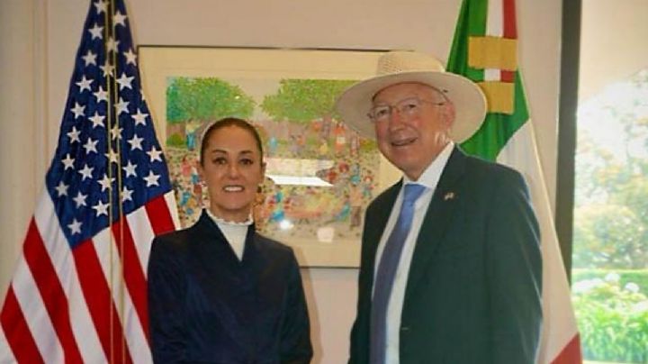 Sheinbaum recuerda desencuentros con Ken Salazar en su último día como embajador de Estados Unidos