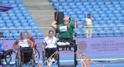 La mexicana María Guadalupe Navarro impone récord continental en lanzamiento de jabalina en el Mundial de Para Atletismo