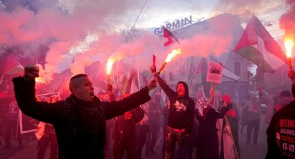 Hubo protestas pro-Palestina y un espontáneo que pidió la liberación de Gaza durante la goleada de Noruega ante Israel en Oslo