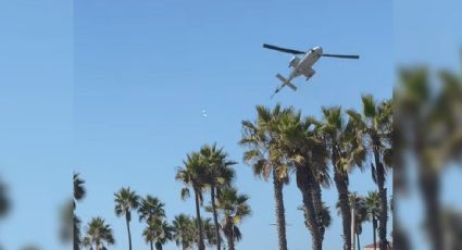 Se desploma helicóptero en playa de California; hay cinco heridos