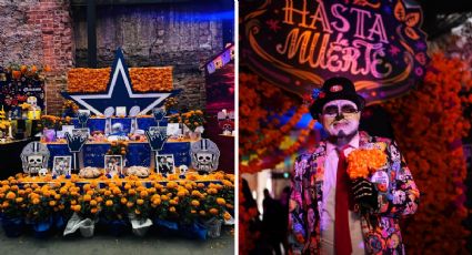 ¡Espectacular combinación! La NFL presenta ofrendas de 10 de sus equipos en la CDMX de cara al Día de Muertos