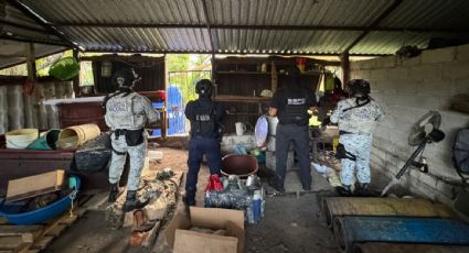 Aseguran laboratorio de precursores en Morelos; hallan cinco reactores químicos industriales