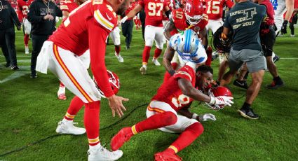 ¡Terminó en pelea! Chiefs, de la mano de Mahomes, se imponen a Lions en caliente Sunday Night Football