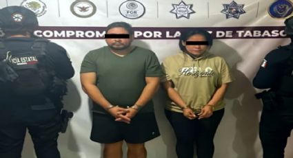 Detienen en Tabasco a "Beto Coca" y a “La Señora”, presuntos integrantes de "La Barredora"