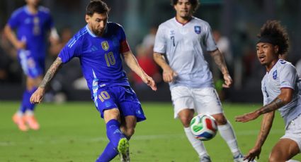 ¡Irreal! Argentina golea con un 'six' a Puerto Rico y Messi no anotó