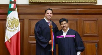 Ministro Hugo Aguilar entrega bastón de mando a Arístides Guerrero