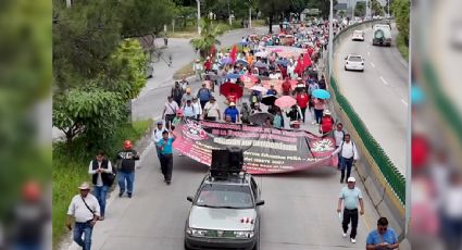 Integrantes de la CNTE aseguran que la presidenta Sheinbaum no ha cumplido con sus promesas