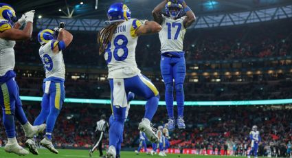 ¡Siuuu grupal en Londres! Rams de Los Ángeles festejan sus anotaciones como Cristiano Ronaldo