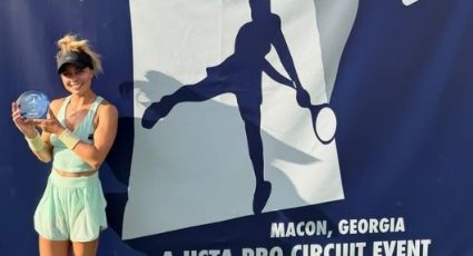 La tenista mexicana Renata Zarazúa conquista el décimo título de su carrera al ganar el W100 Macon