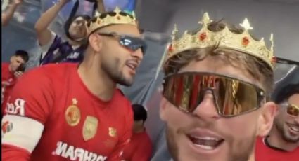 “¡Alexis, borracho!”: Los jugadores del Toluca celebran tras ganar la Campeones Cup bebiendo cerveza y cantando cumbia con ‘dedicatoria’ a Vega