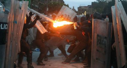 Reportan heridos durante la marcha conmemorativa del 2 de Octubre