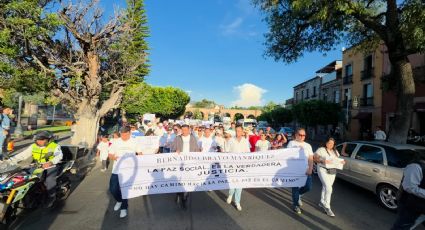 Marchan en Morelia para exigir justicia por el asesinato de Bernardo Bravo, líder citricultor