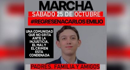 Marchan decenas en malecón de Mazatlán para exigir la aparición de Carlos Emilio Galván y otras víctimas de desaparición