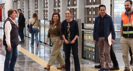 Sheinbaum supervisa avances del tren México-Toluca y la Línea 1 del Metro de la CDMX