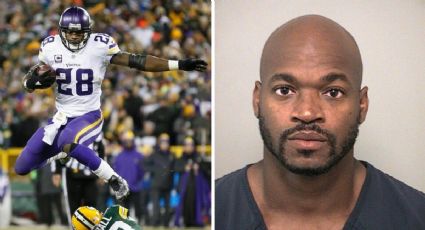 Adrian Peterson, excorredor estrella de los Vikings, es detenido por manejar en estado de ebriedad y portar un arma ilegal