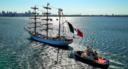 Finalizan en New York reparaciones del Buque Escuela Cuauhtémoc, regresa a México