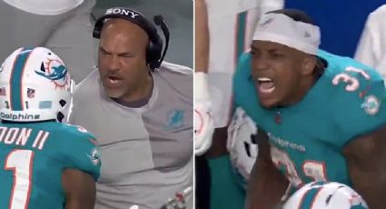 Ollie Gordon, corredor de Dolphins, protagoniza pelea con un coach que lo regañó por una infracción que no cometió