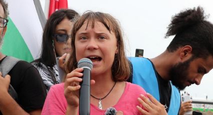 Greta Thunberg, integrante de la flotilla Global Sumud, denuncia violaciones a derechos humanos