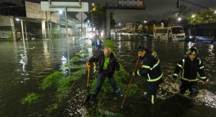 Refrigeradores, colchones y hasta una moto en el desagüe en la CDMX