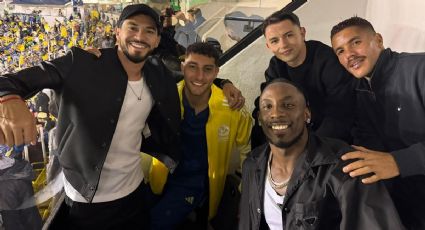 Julián Quiñones fue invitado de lujo del América, su exequipo, en la goleada ante el Santos; convivió en un palco con los lesionados de las Águilas