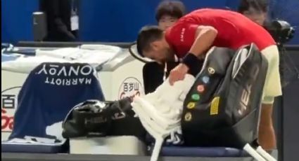 Djokovic vomita en dos ocasiones sobre la pista del Masters 1,000 de Shanghái ante el intenso calor y gran humedad