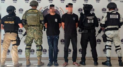 Detienen a dos presuntos miembros del CJNG por extorsionar a productores de limón en Michoacán