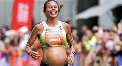 Joselyn Brea, atleta venezolana, participa en carrera de 10 kilómetros con siete meses de embarazo: ¡La terminó en 40 minutos!