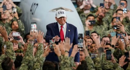 Trump transforma el lema de Reagan, "paz mediante la fuerza", imprimiéndole su propio sello