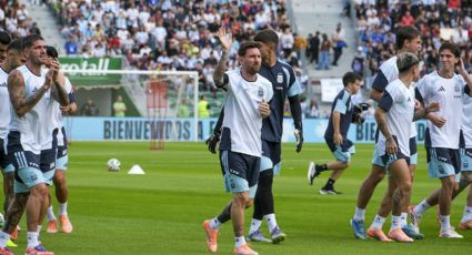 Messi desata la locura en un estadio de España que reunió a más de 20 mil aficionados en un entrenamiento de Argentina