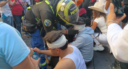 Al menos una docena de manifestantes y cinco policías resultan heridos durante la marcha de la "Generación Z" en CDMX