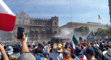 Marcha de la "Generación Z" culmina con enfrentamientos en inmediaciones en Palacio Nacional
