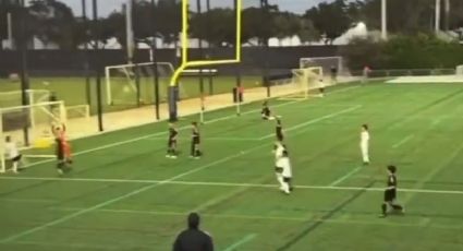 ¡Genialidad en la sangre! Ciro, el hijo menor de Messi, se hace viral tras anotar un espectacular golazo de tiro libre de larga distancia