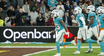 Miami Dolphins ganan en el Bernabéu ante Commanders y hubo festejo a lo Cristiano Ronaldo con un “Siuuu”