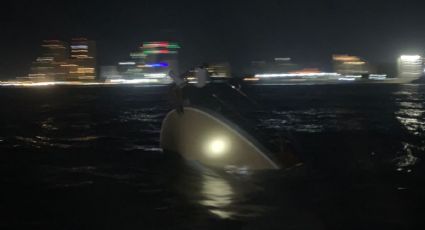 Se hunde embarcación en Mazatlán con 11 personas a bordo; los tripulantes fueron rescatados