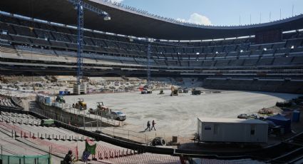 El Estadio Azteca muestra avances de su remodelación que terminará el 28 de febrero, un mes antes de que la Selección Mexicana reciba a Portugal