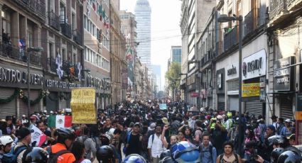 Detienen a seis personas durante la marcha de la "Generación Z" en la Ciudad de México