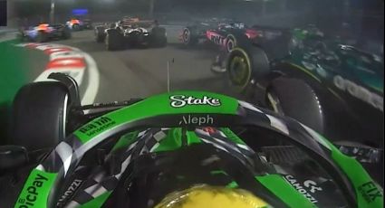 Peligro al volante: El brasileño Gabriel Bortoleto vuelve a chocar en la arrancada, ahora en el GP de Las Vegas