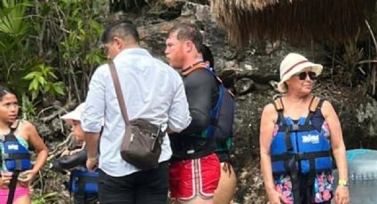 "Canelo" Álvarez vacaciona en Tulum y causa revuelo en la Riviera Maya