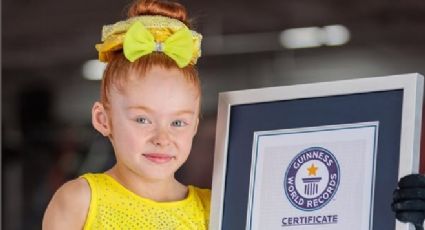 ¡Pequeña gigante! Niña de ocho años entra al Libro Guinness de los Récords Mundiales gracias a su destreza en la gimnasia